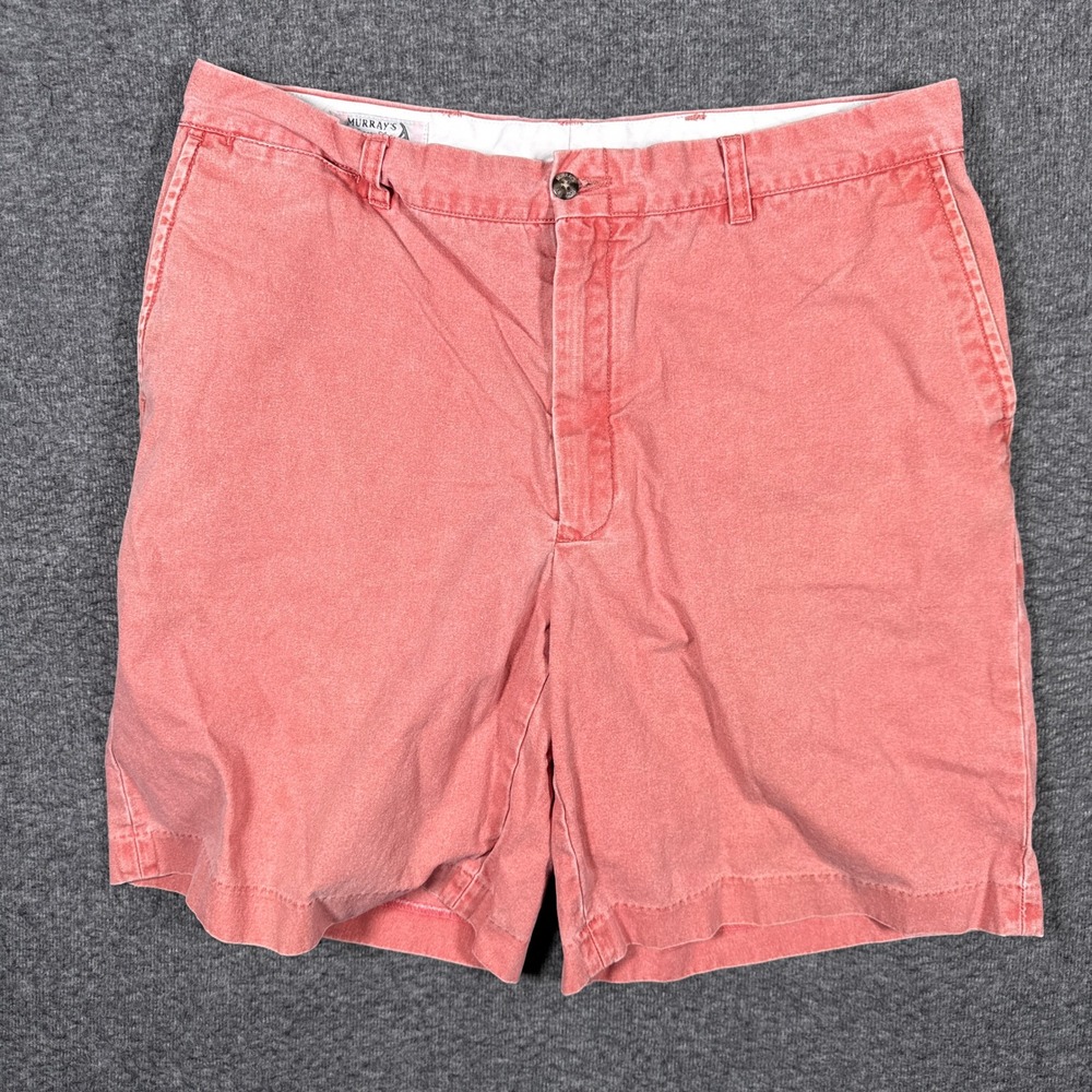 Murray's Toggery Shop Nantucket Red Shorts Mens 36 Cotton Chino 9" Preppy